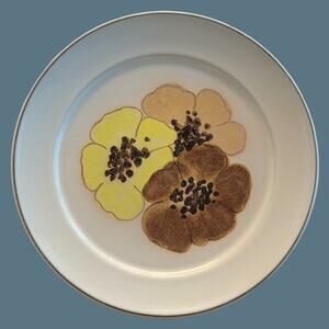 Vintage 1970s Denby Langley "Potpurri Honey Dinner 9.5" Plate